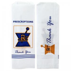  Kraft farmacia prescripción bolsas de papel