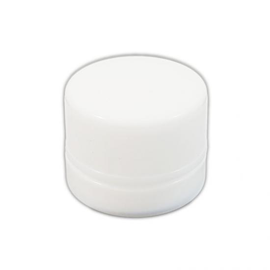 White Opaque Glass Concentrate Container