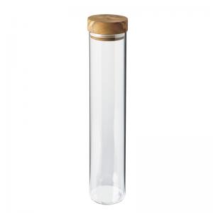 tubos de vidrio pre roll con tapas de bambú