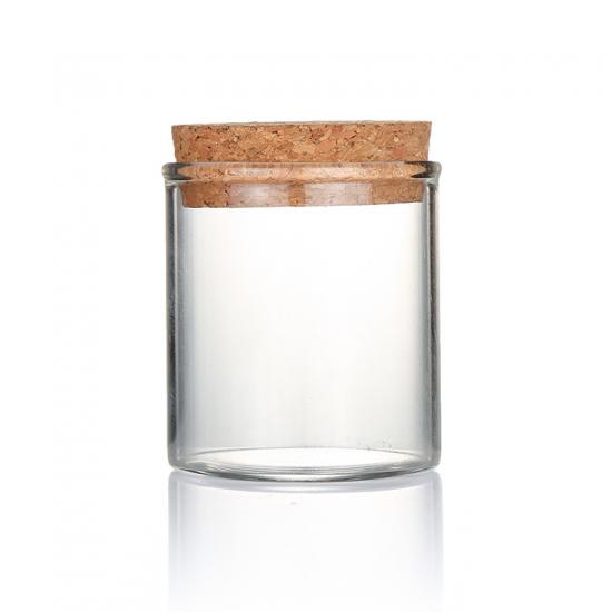 Child Resistant Round Bottom Flower Glass Jar