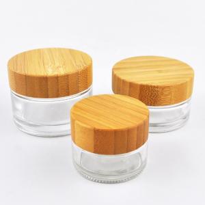 tarro de vidrio hermético a prueba de olores con tapa de madera tarro de vidrio a prueba de niños - Safecare