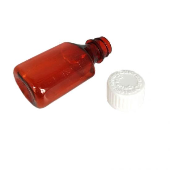Botella de líquido de jarabe oral de 1 oz