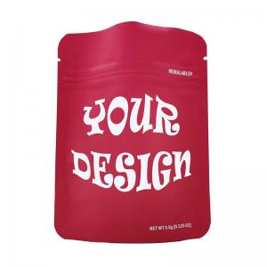 Venta caliente personalizada su bolsa de embalaje de mylar ziplock a prueba de niños de diseño - Safecare