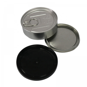 caja de metal sellada con prensa manual de gran venta 3 . 5 gramos latas fáciles de tirar del anillo
 - Safecare
