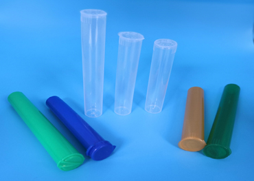 los conos pre-enrollados usan muchos tubos de plástico para juntas cónicas