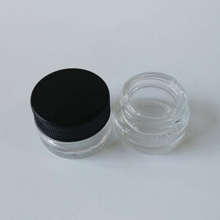 Envase de concentrado de vidrio de boca ancha de 7 ml